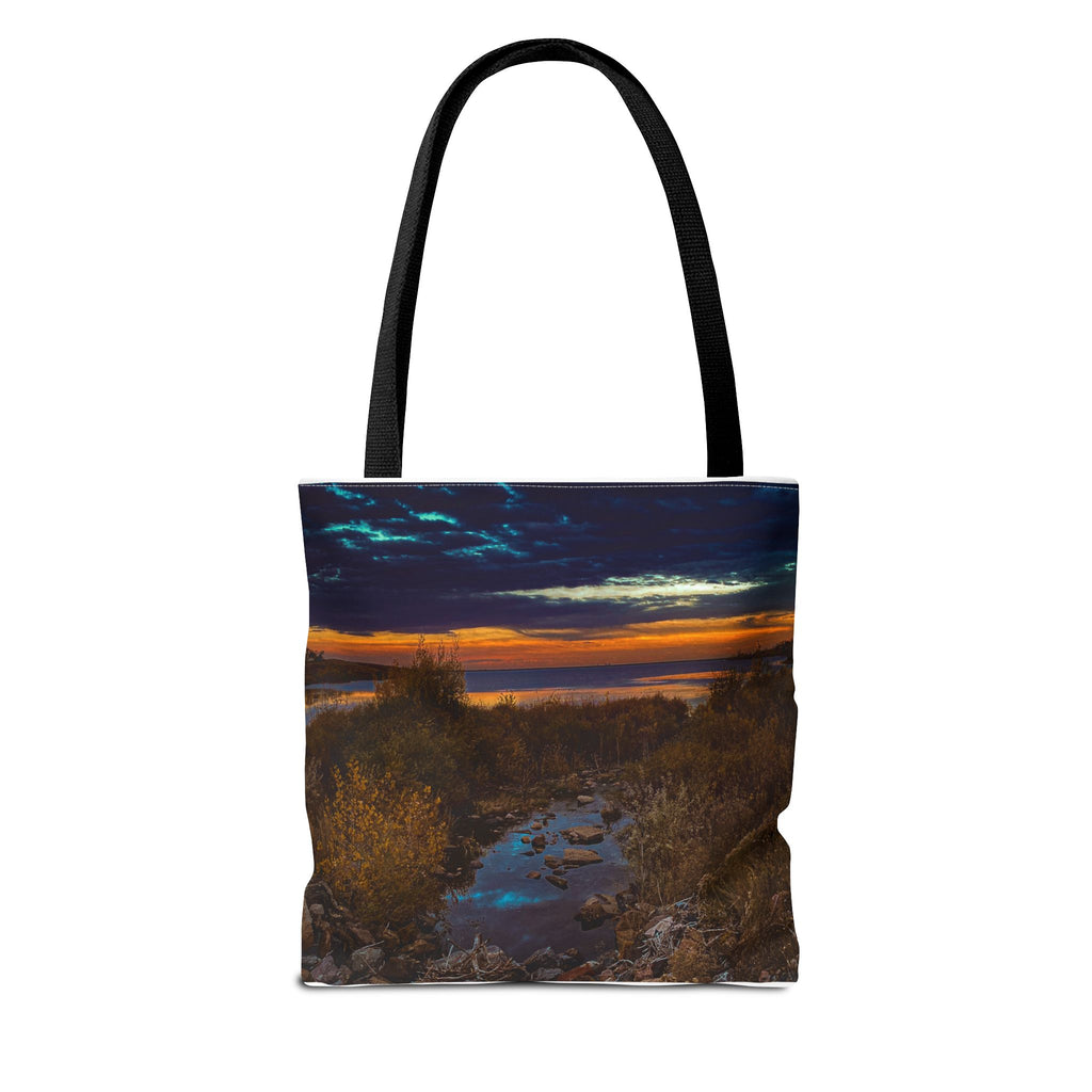 Sunset Coastal Tote Bag — Scenic Beach Landscape Tote
