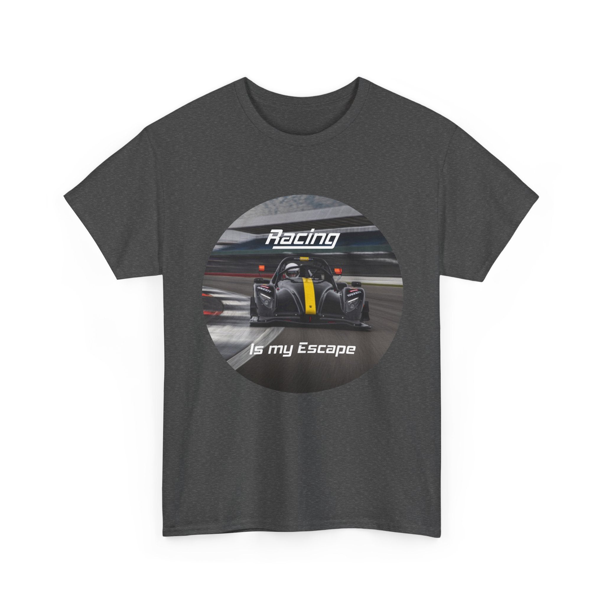Racing Is My Escape T‑Shirt — Race Car Driver Gift Tee
