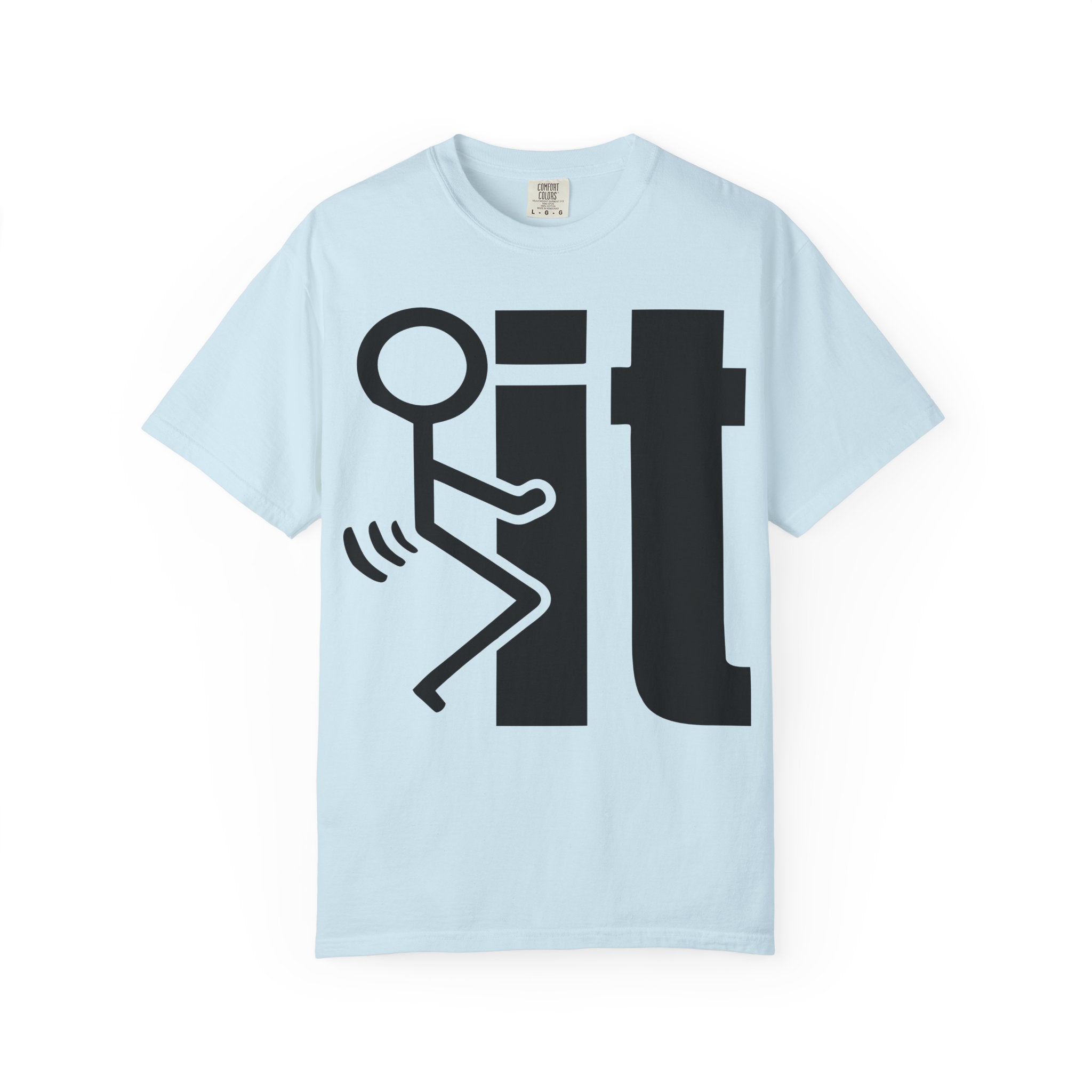 Funny 'Fook It' Graphic T-Shirt — Stick Figure Joke Tee