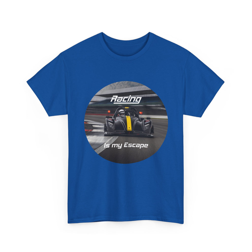Racing Is My Escape T‑Shirt — Race Car Driver Gift Tee