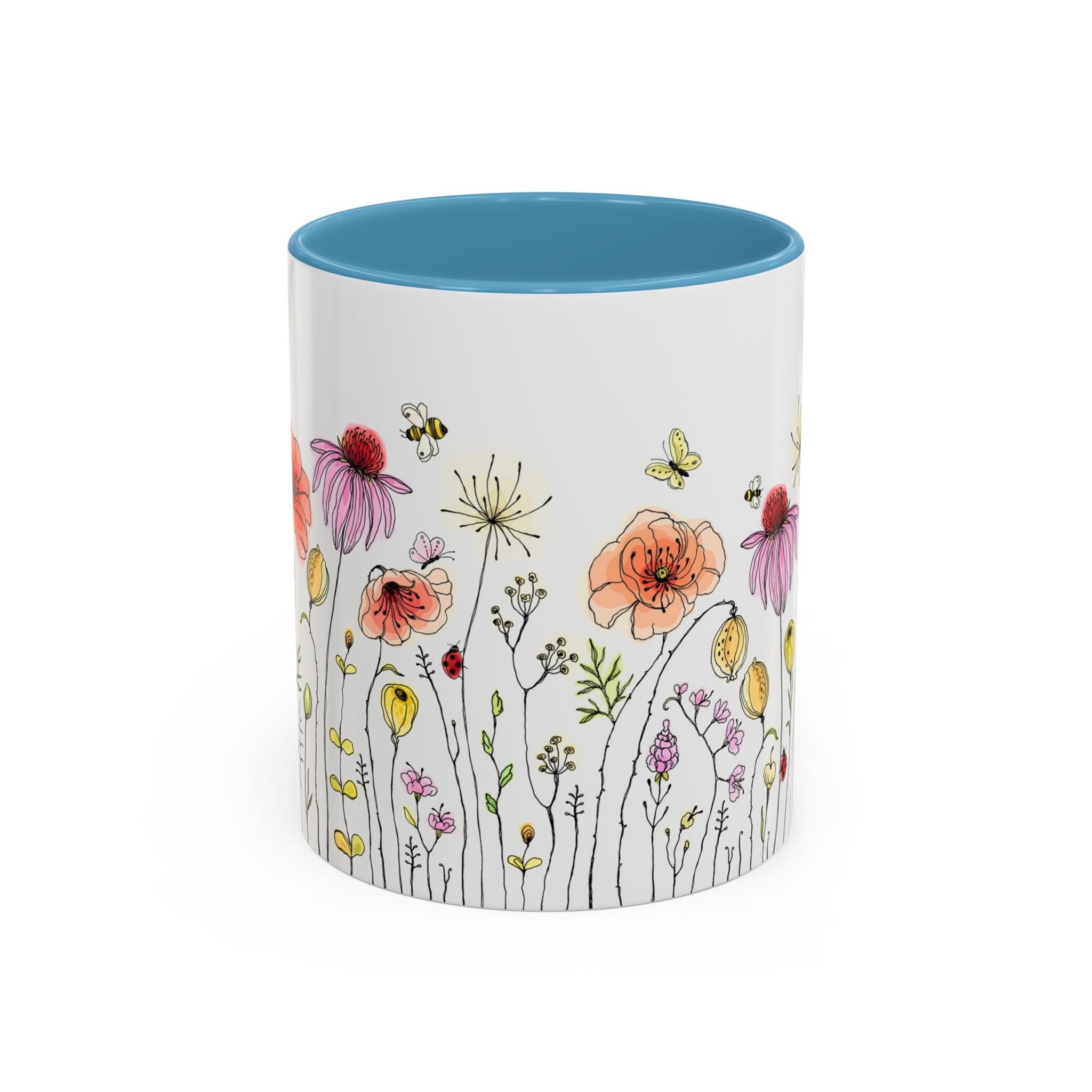 My Kid Made This Wildflower Meadow Accent Coffee Mug – Botanical Floral 11/15oz