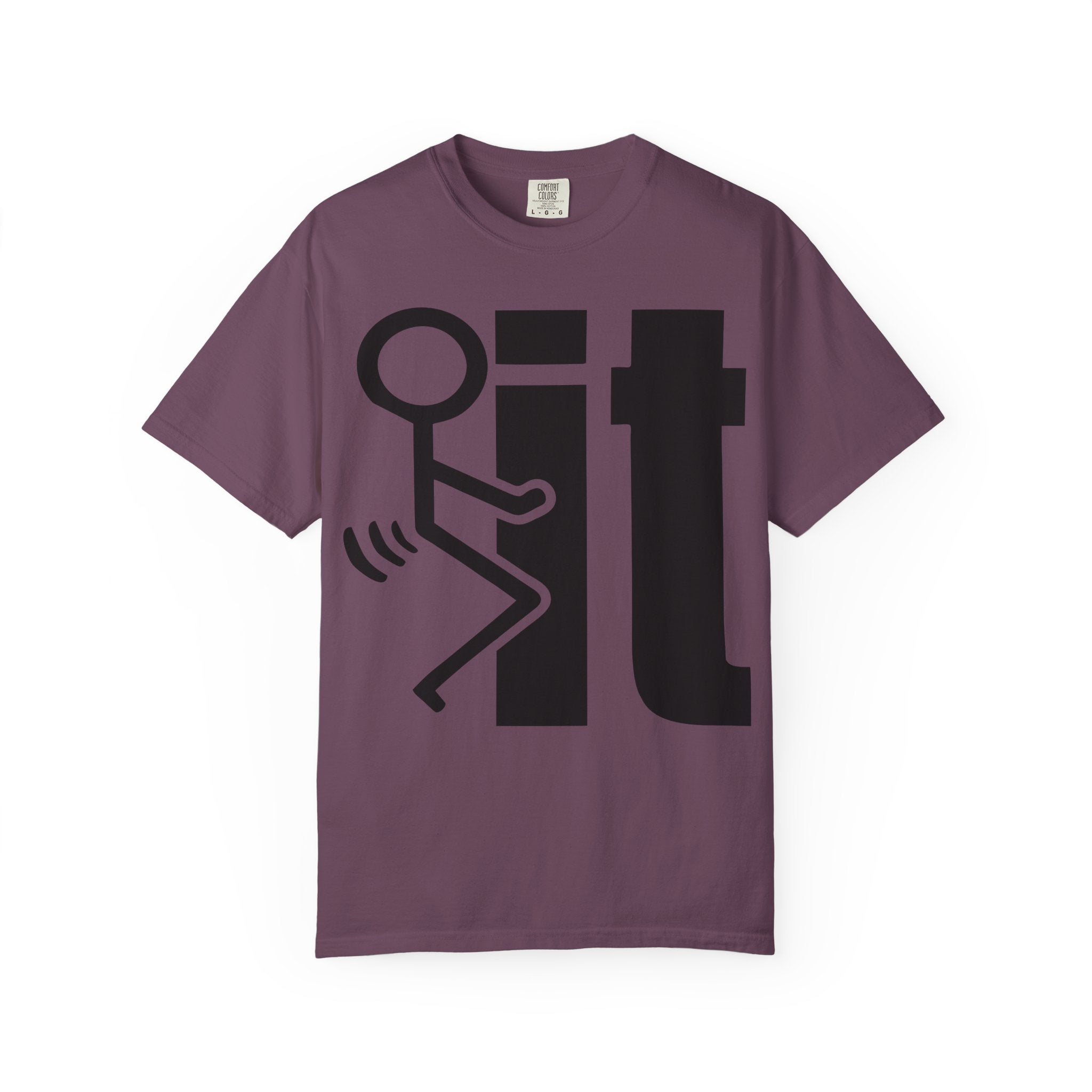 Funny 'Fook It' Graphic T-Shirt — Stick Figure Joke Tee