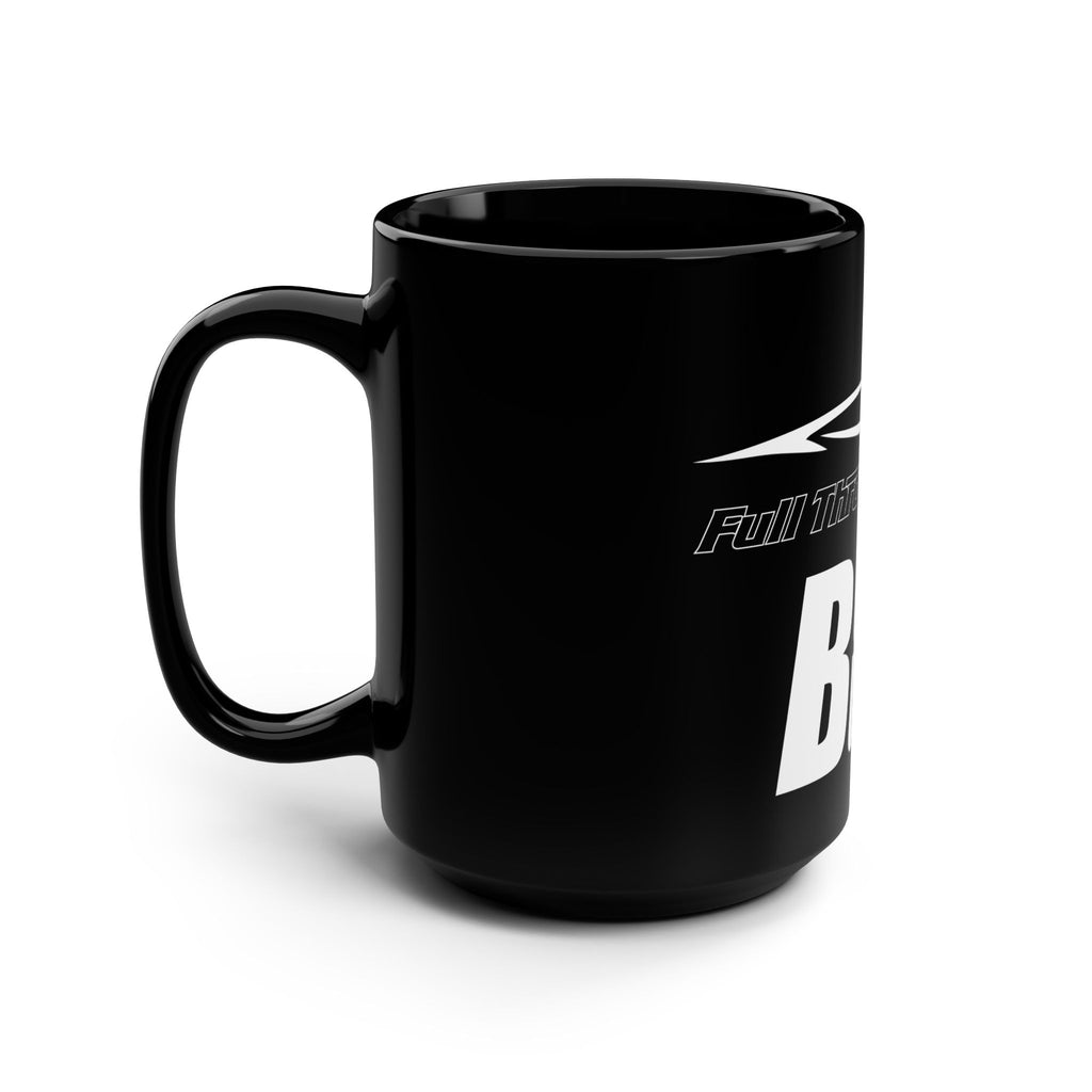Ben Burnt Racing Black 15oz Mug — Full Throttle Racing Coffee Cup