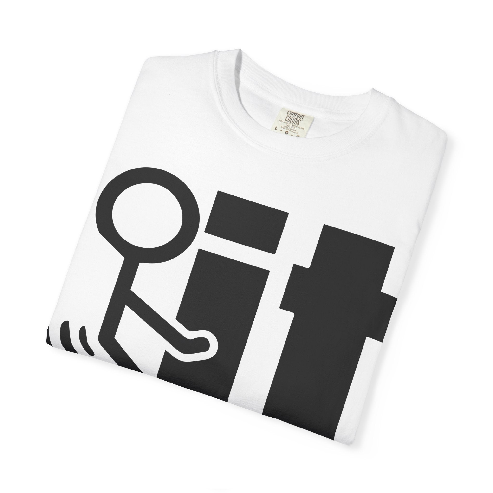 Funny 'Fook It' Graphic T-Shirt — Stick Figure Joke Tee