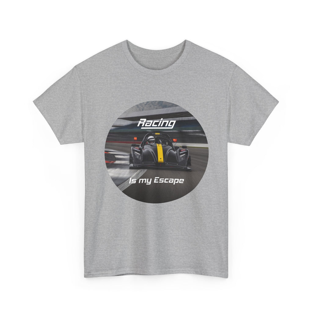 Racing Is My Escape T‑Shirt — Race Car Driver Gift Tee