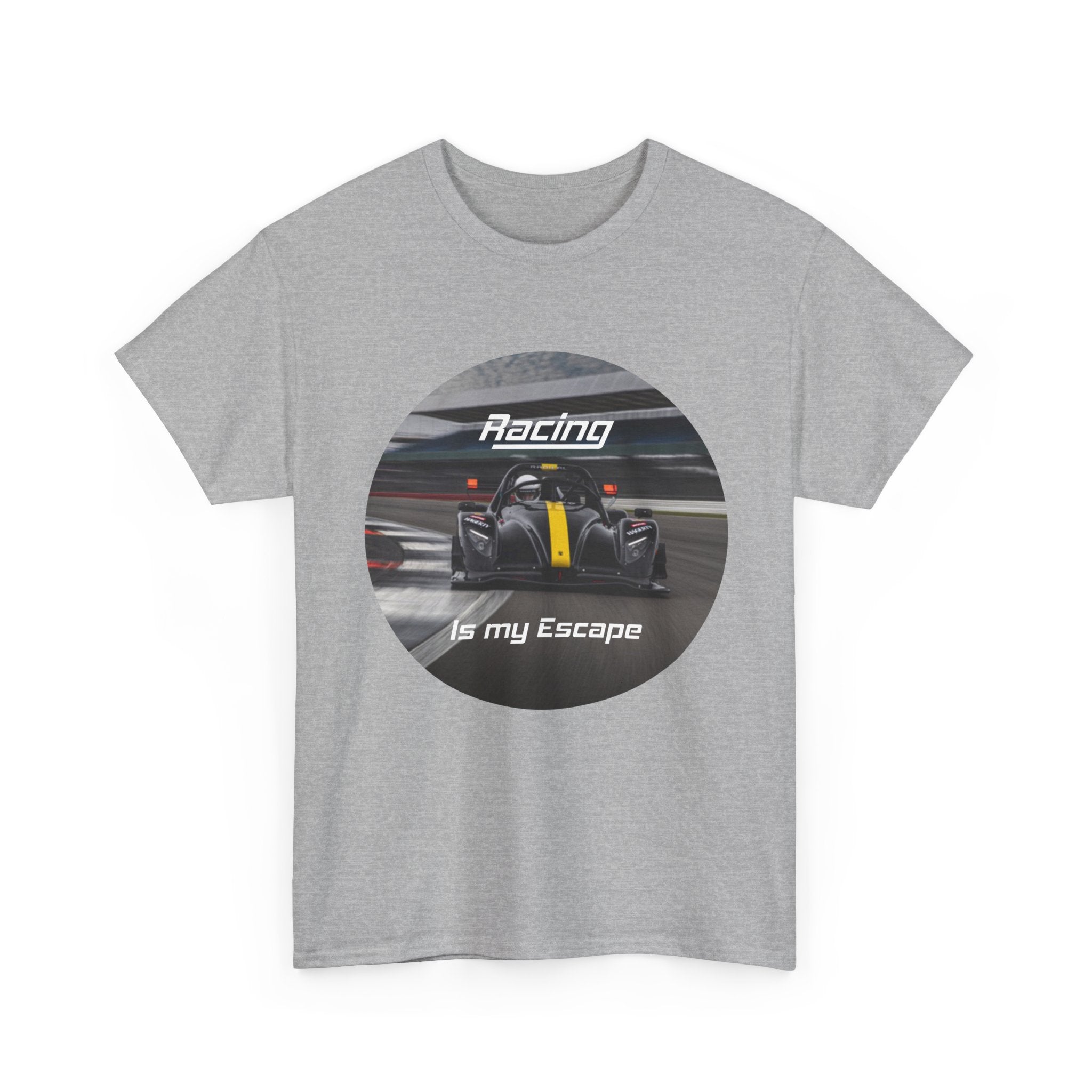 Racing Is My Escape T‑Shirt — Race Car Driver Gift Tee