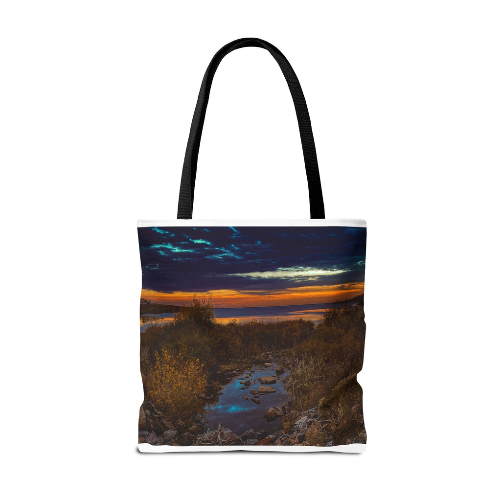 Sunset Coastal Tote Bag — Scenic Beach Landscape Tote