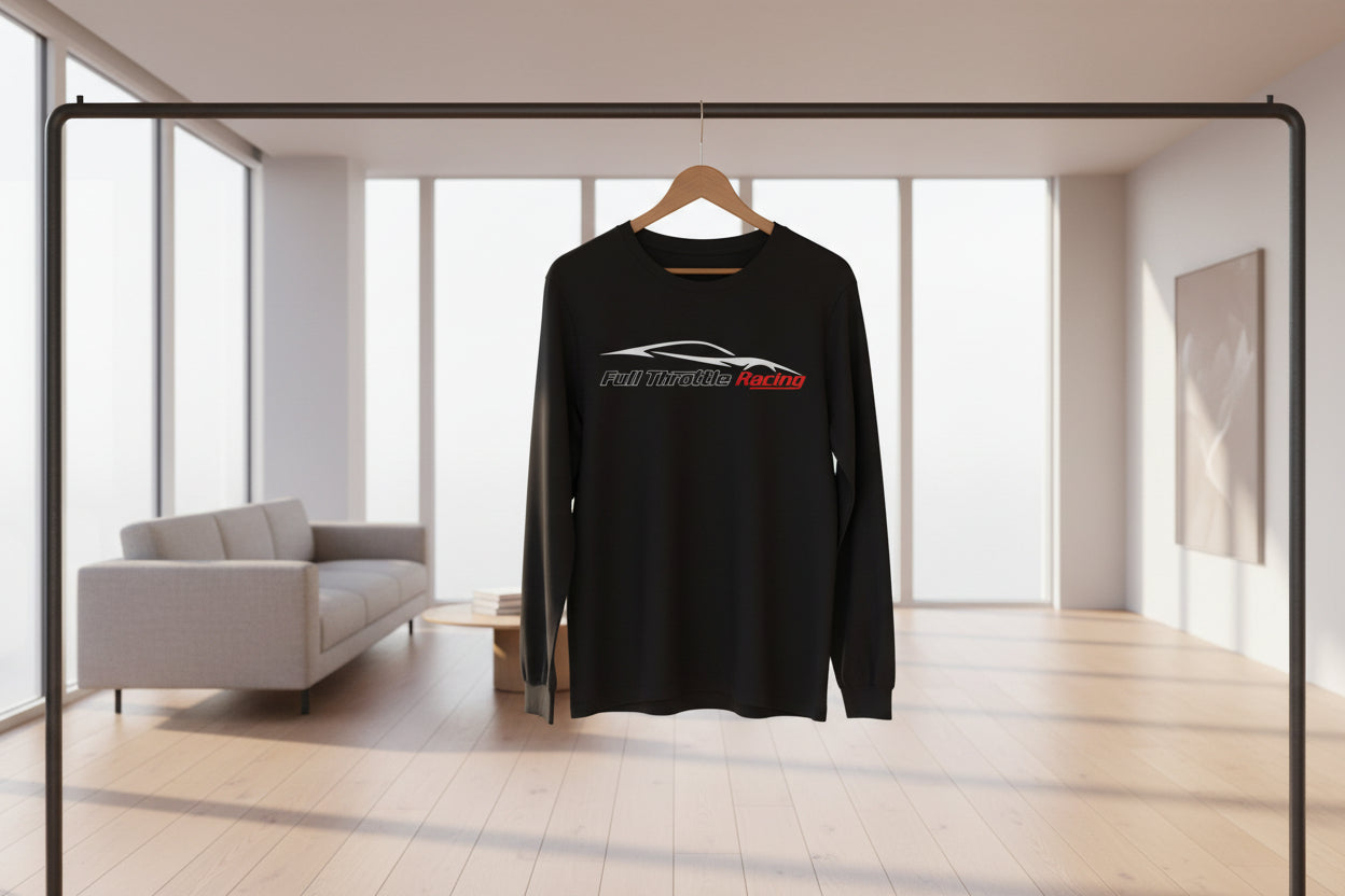 Full Throttle Racing Long Sleeve Tee — FTR Logo Racing Shirt