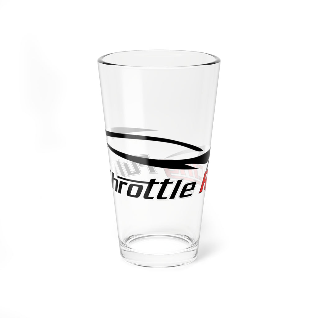 Full Throttle Racing Pint Glass — 16oz Mixing Glass