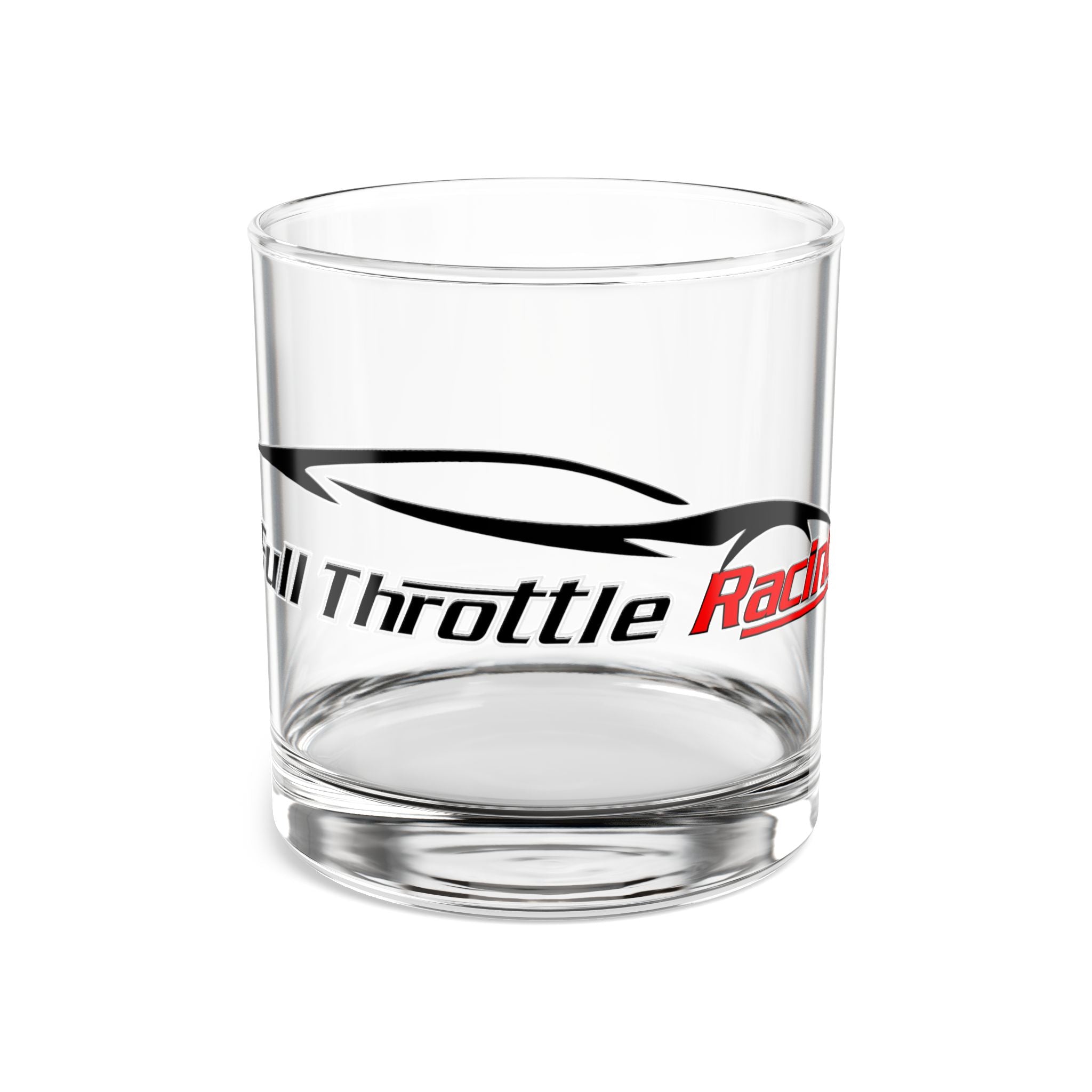 Full Throttle Racing 10oz Rocks Glass — FTR Whiskey / Cocktail Glass