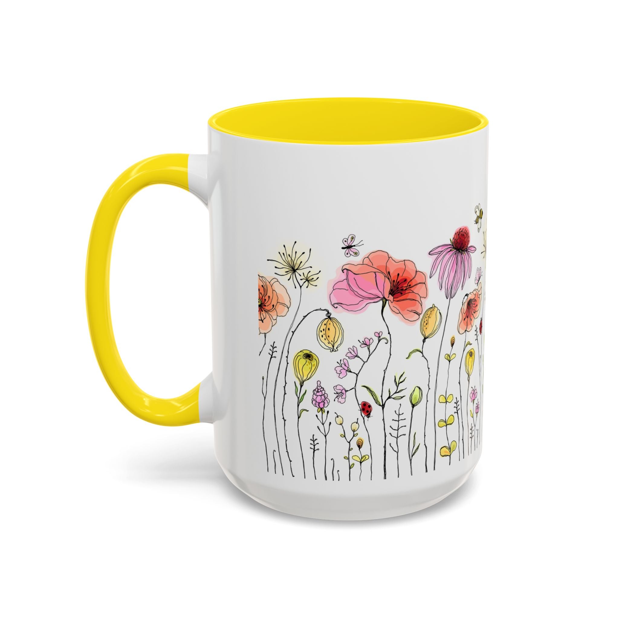My Kid Made This Wildflower Meadow Accent Coffee Mug – Botanical Floral 11/15oz