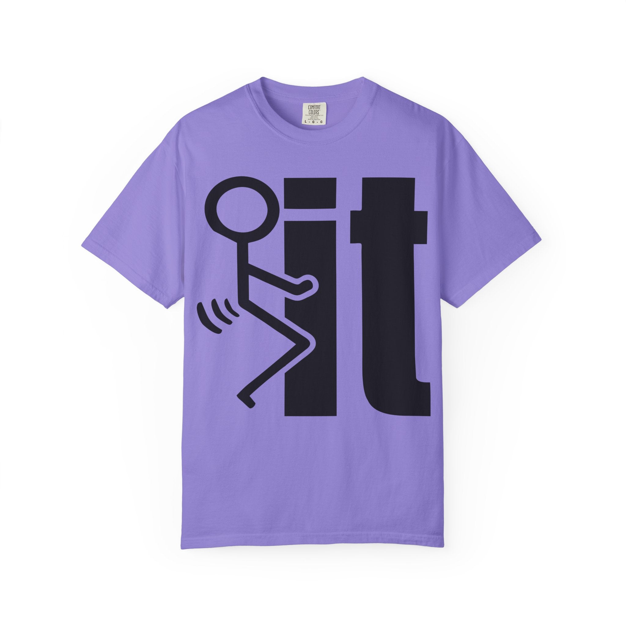 Funny 'Fook It' Graphic T-Shirt — Stick Figure Joke Tee