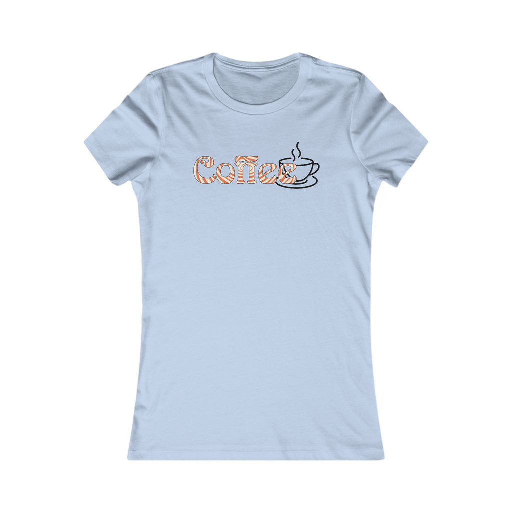Coffee Lover Women's Tee — 'Coffee' Script with Cup Graphic