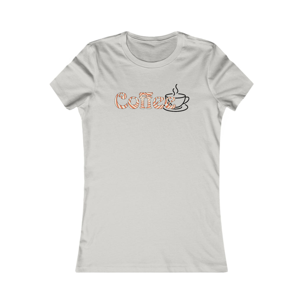 Coffee Lover Women's Tee — 'Coffee' Script with Cup Graphic