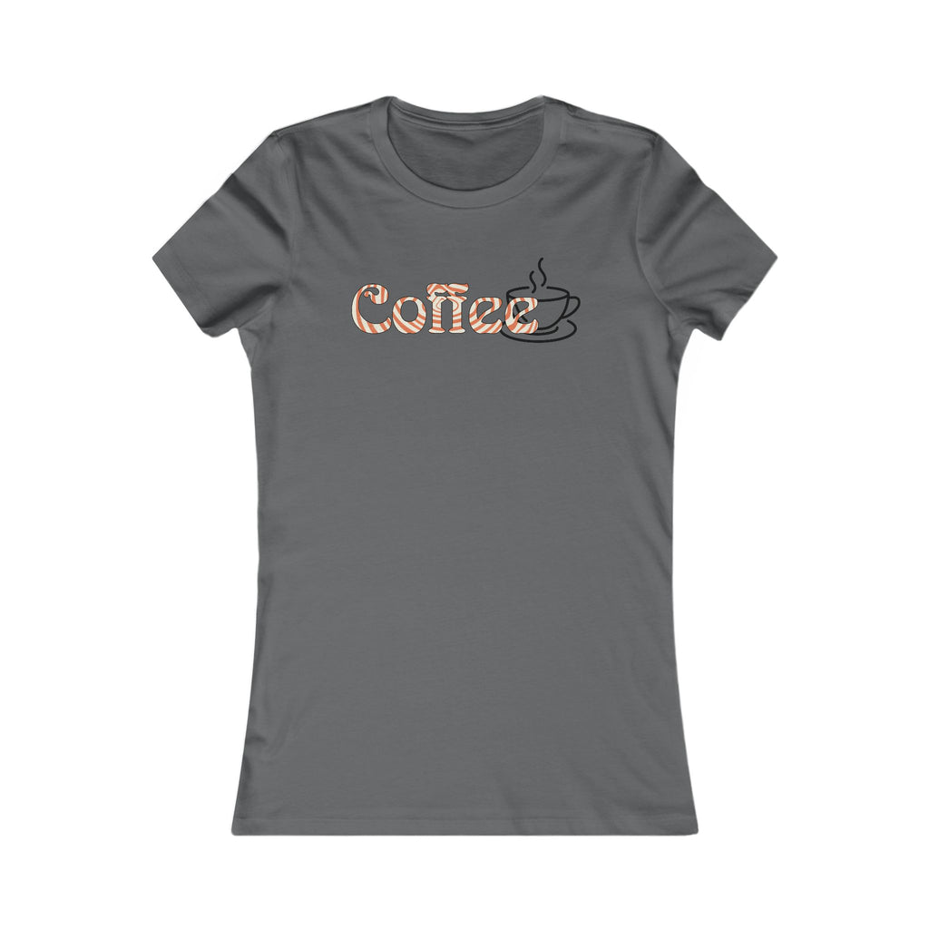 Coffee Lover Women's Tee — 'Coffee' Script with Cup Graphic