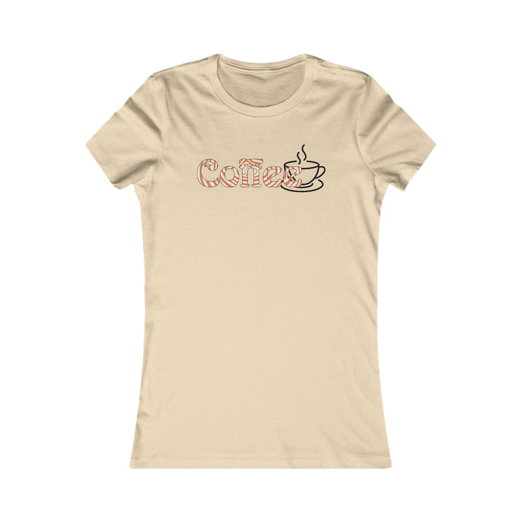 Coffee Lover Women's Tee — 'Coffee' Script with Cup Graphic