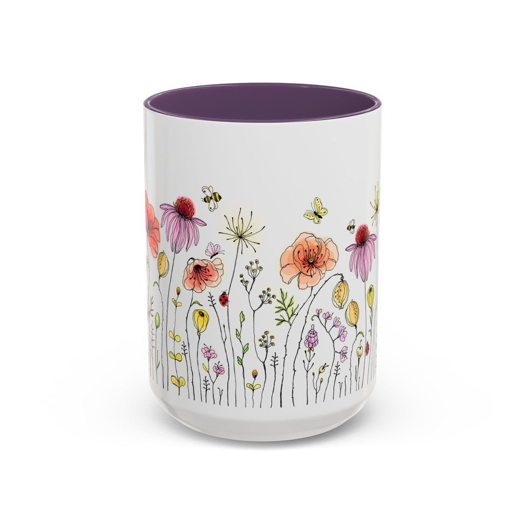 My Kid Made This Wildflower Meadow Accent Coffee Mug – Botanical Floral 11/15oz