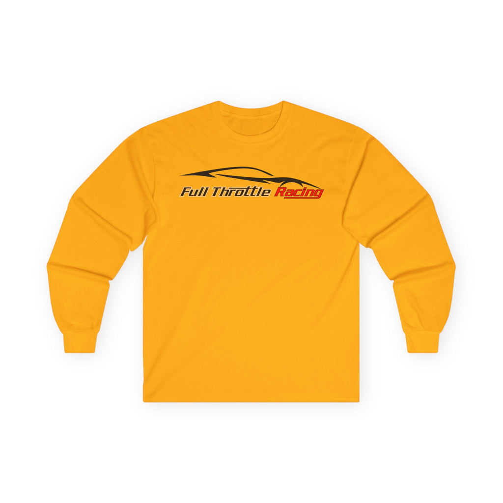 Full Throttle Racing Long Sleeve Tee — FTR Logo Car Racing Shirt