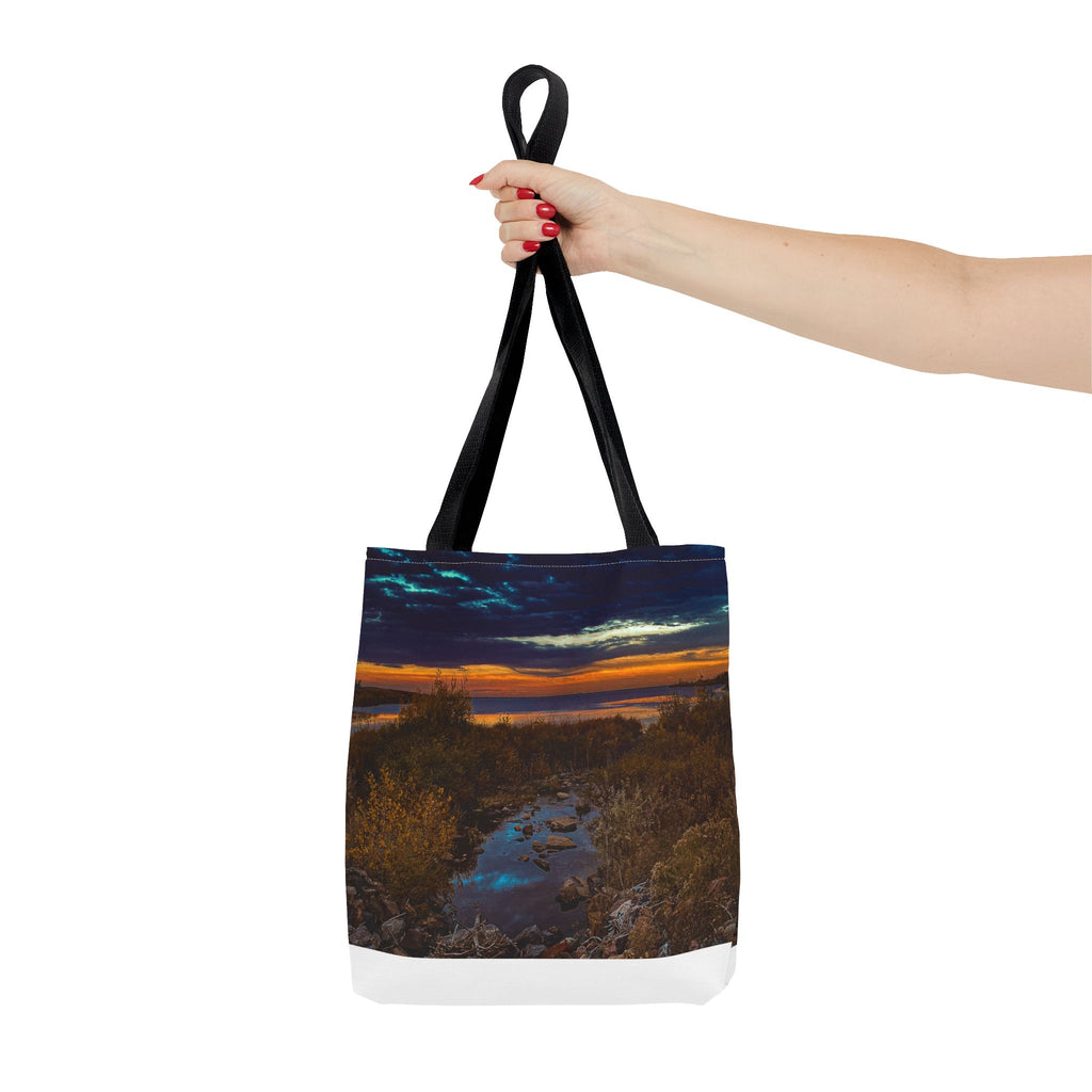 Sunset Coastal Tote Bag — Scenic Beach Landscape Tote