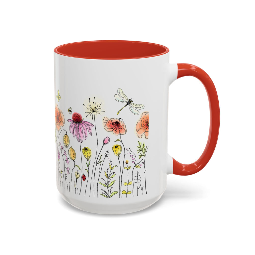 My Kid Made This Wildflower Meadow Accent Coffee Mug – Botanical Floral 11/15oz