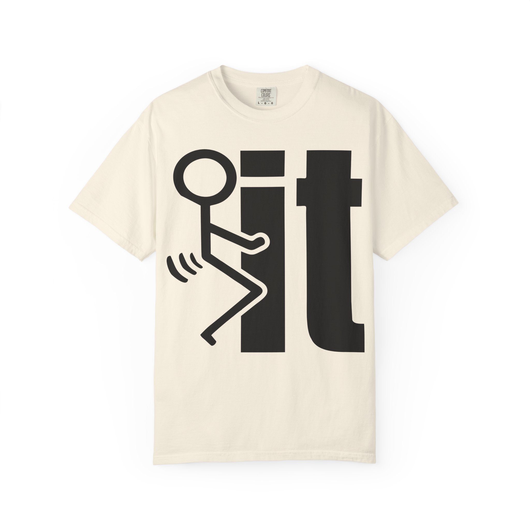 Funny 'Fook It' Graphic T-Shirt — Stick Figure Joke Tee