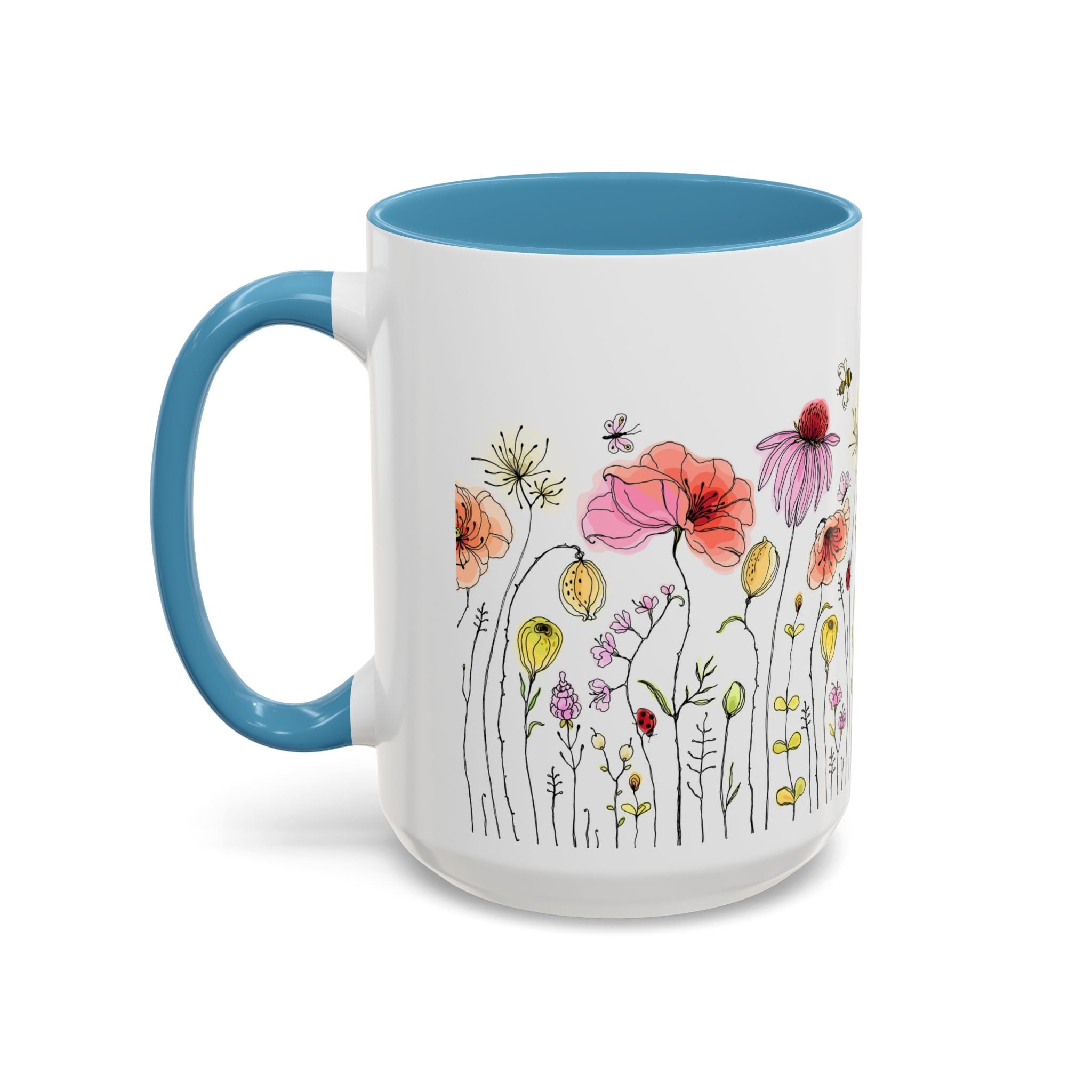 My Kid Made This Wildflower Meadow Accent Coffee Mug – Botanical Floral 11/15oz