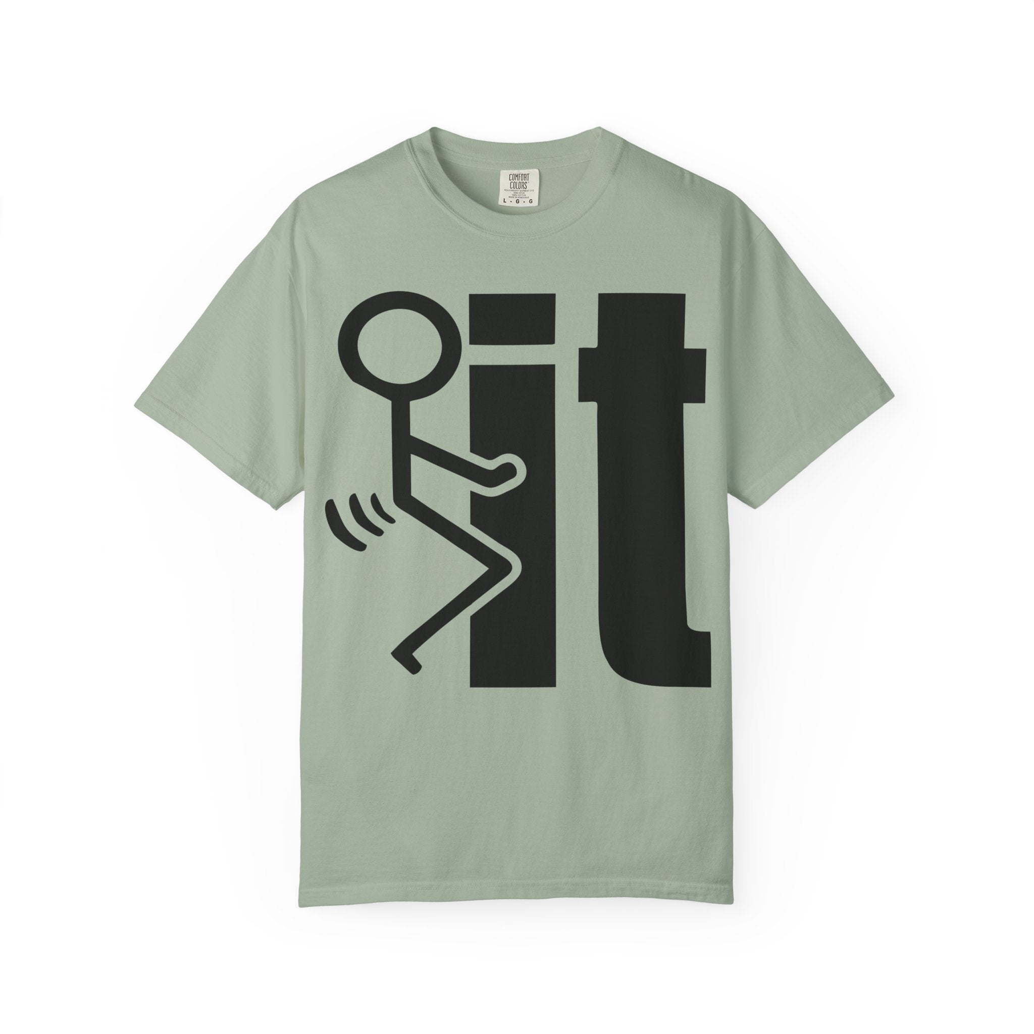 Funny 'Fook It' Graphic T-Shirt — Stick Figure Joke Tee