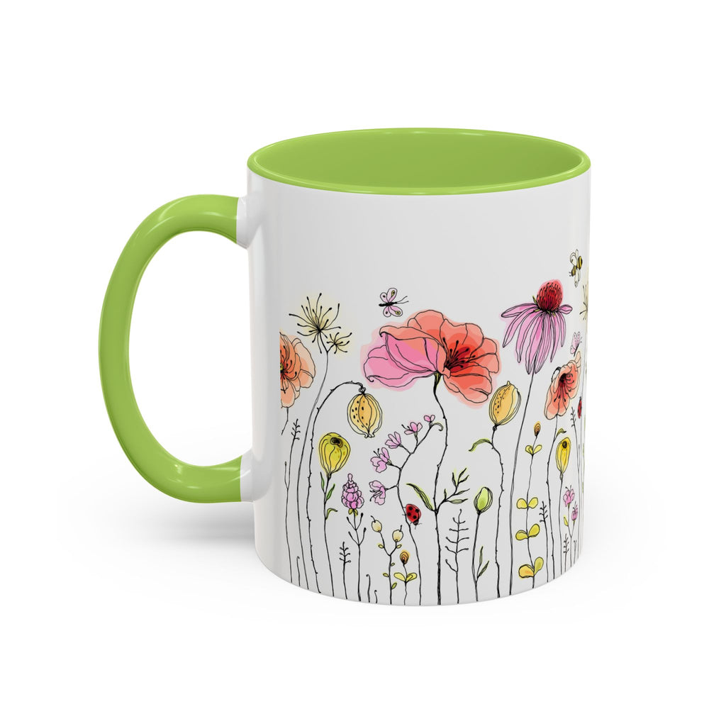 My Kid Made This Wildflower Meadow Accent Coffee Mug – Botanical Floral 11/15oz
