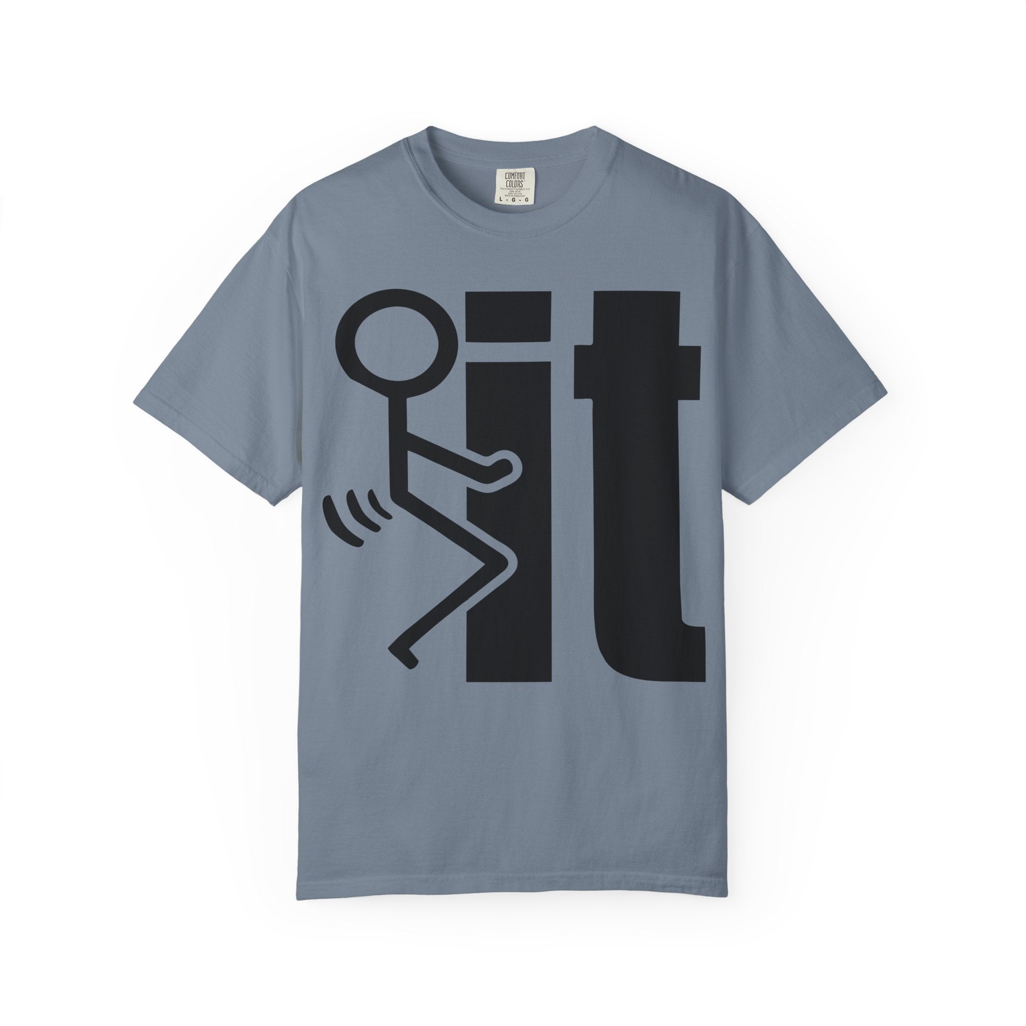 Funny 'Fook It' Graphic T-Shirt — Stick Figure Joke Tee