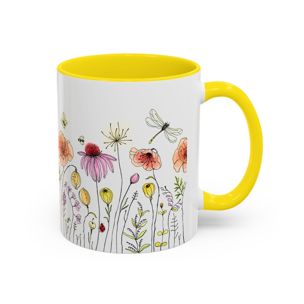 My Kid Made This Wildflower Meadow Accent Coffee Mug – Botanical Floral 11/15oz
