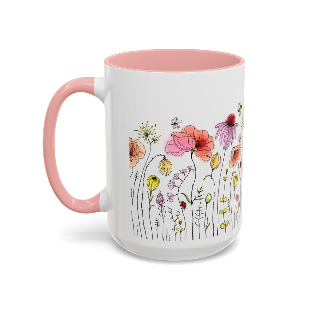 My Kid Made This Wildflower Meadow Accent Coffee Mug – Botanical Floral 11/15oz