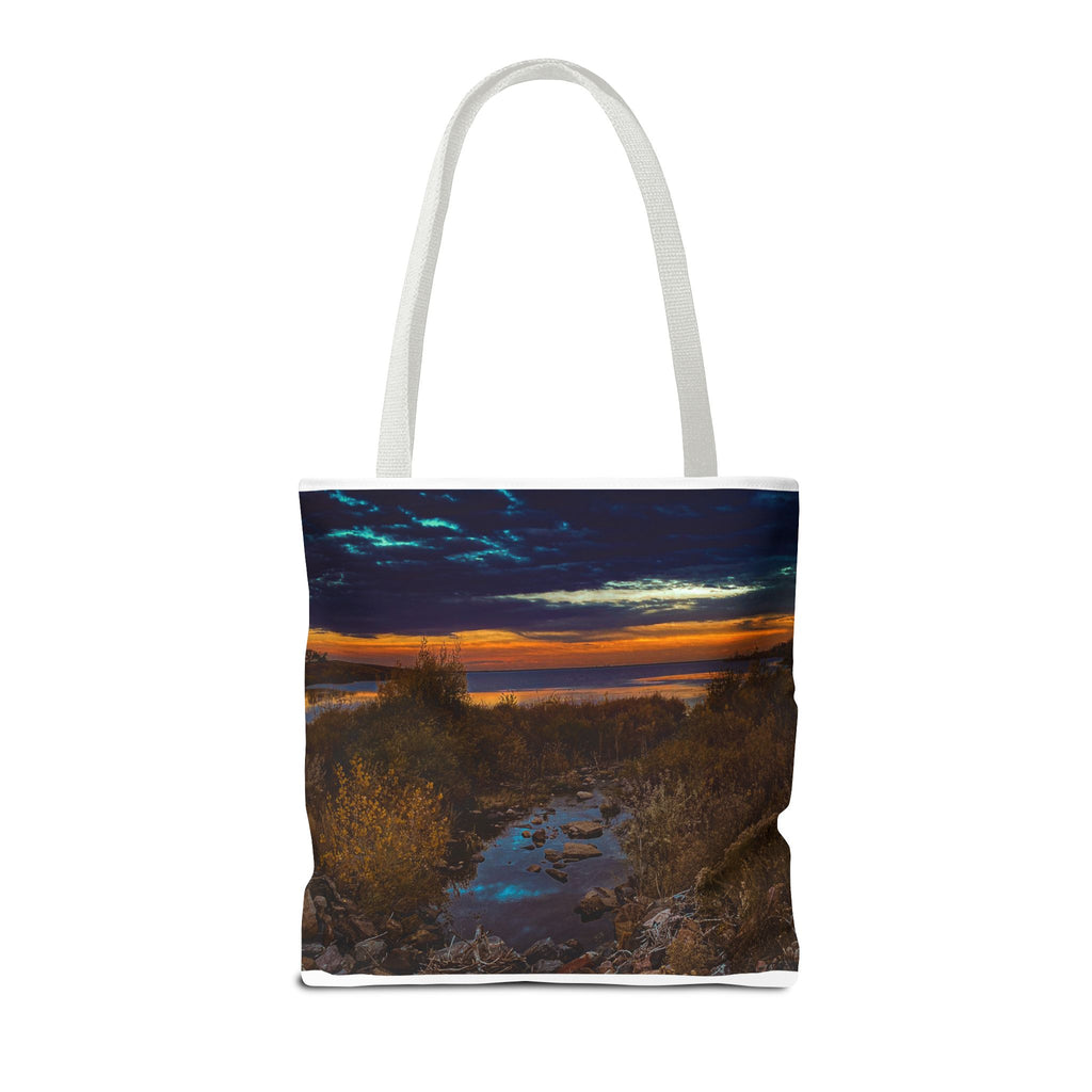 Sunset Coastal Tote Bag — Scenic Beach Landscape Tote