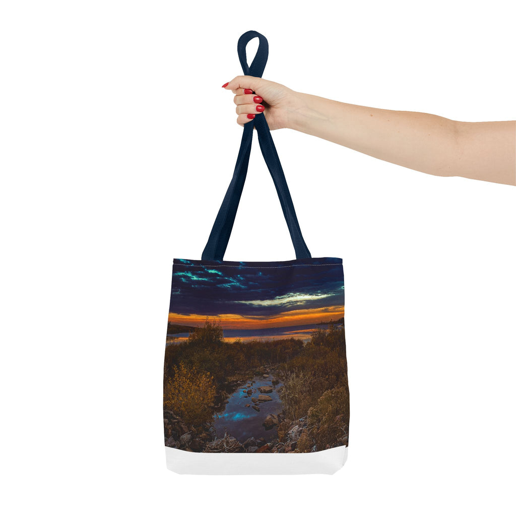 Sunset Coastal Tote Bag — Scenic Beach Landscape Tote