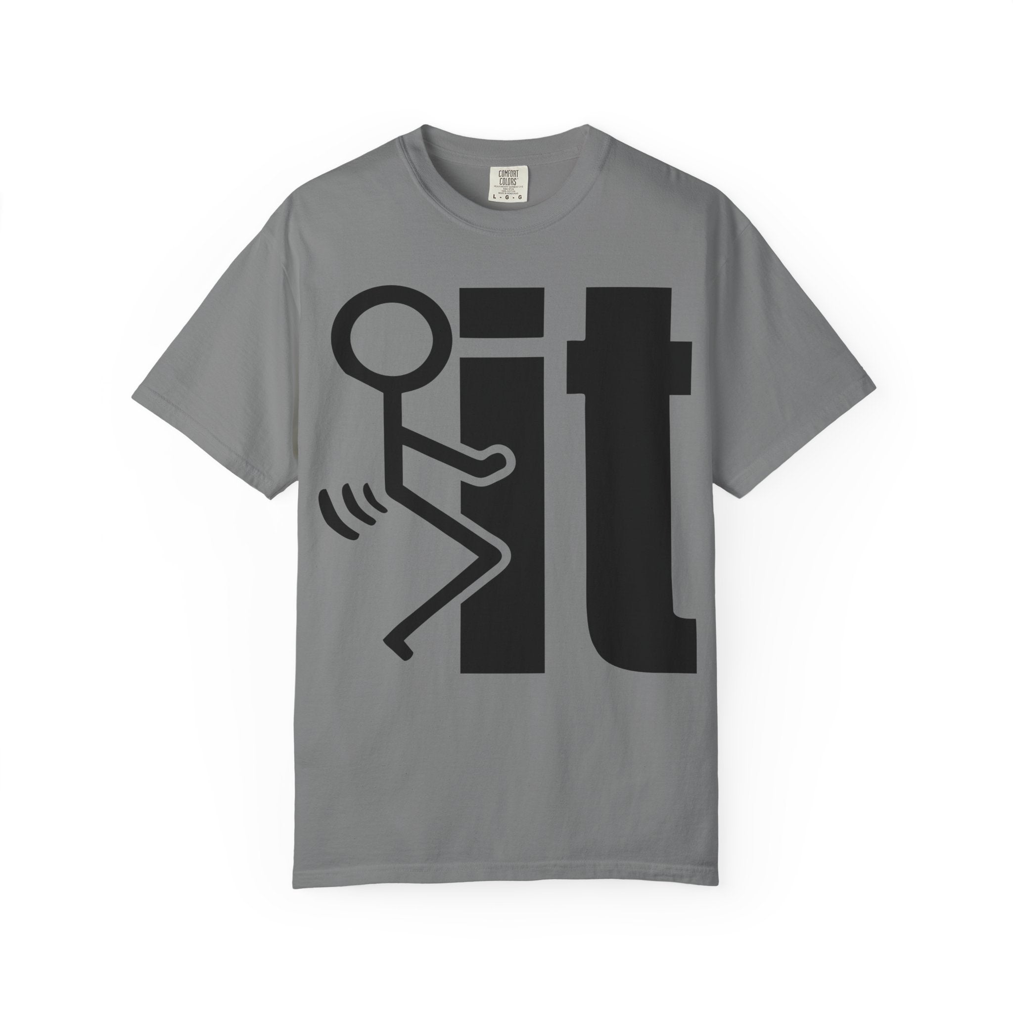 Funny 'Fook It' Graphic T-Shirt — Stick Figure Joke Tee