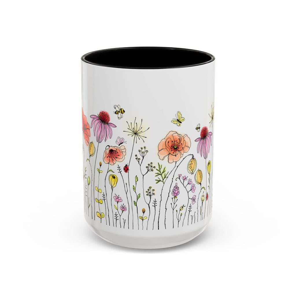 My Kid Made This Wildflower Meadow Accent Coffee Mug – Botanical Floral 11/15oz