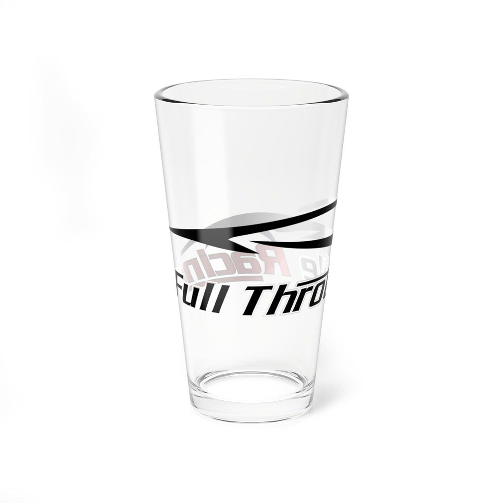 Full Throttle Racing Pint Glass — 16oz Mixing Glass