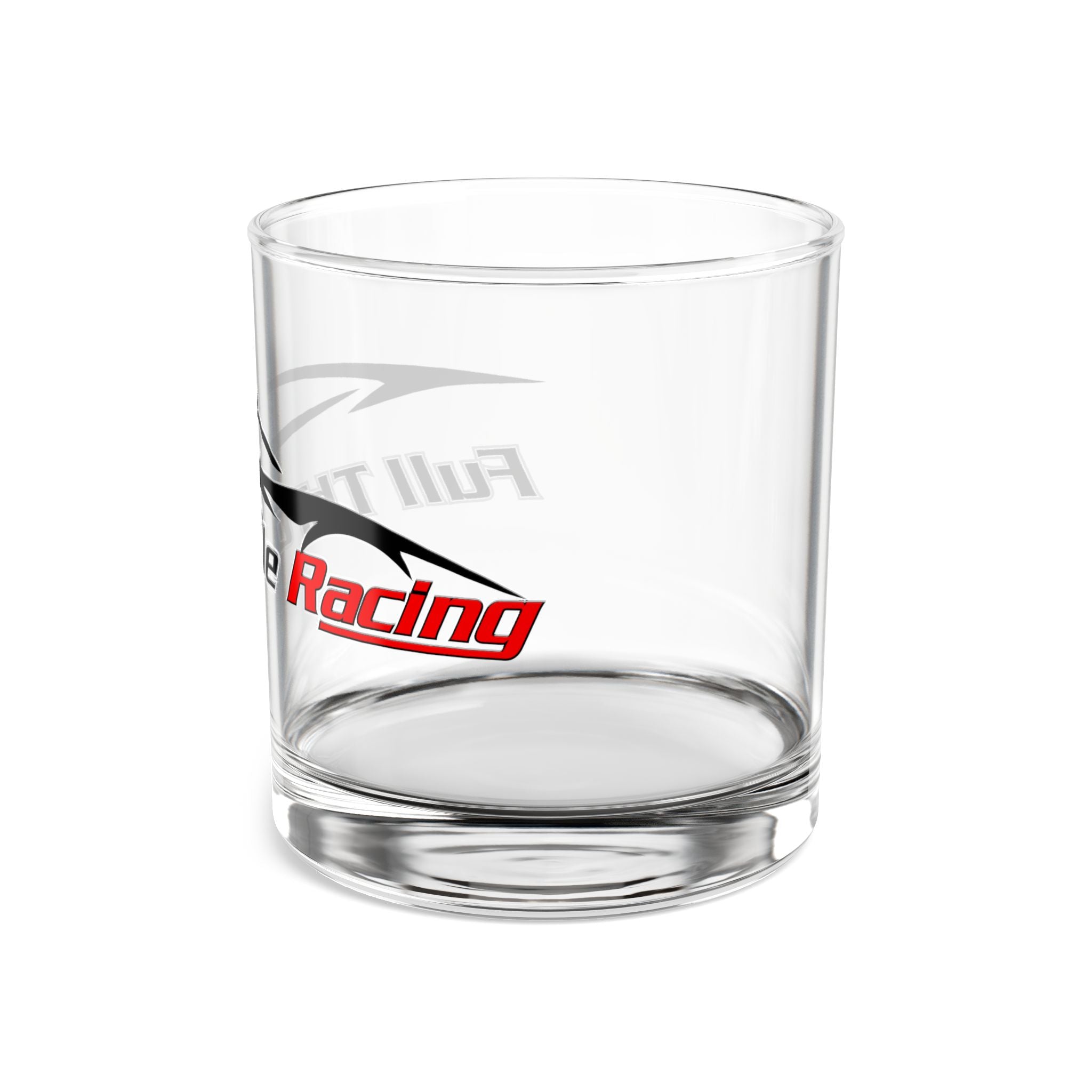 Full Throttle Racing 10oz Rocks Glass — FTR Whiskey / Cocktail Glass