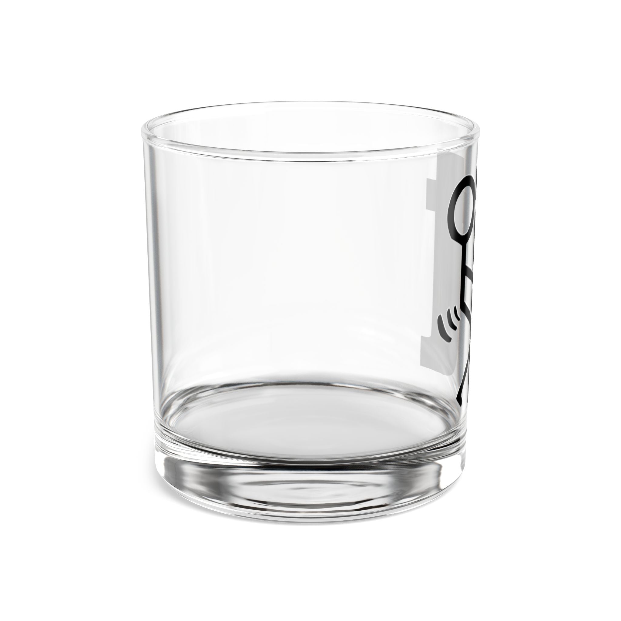 10oz Rocks Glass — Funny 'F**k It' Stick Figure Whiskey Glass
