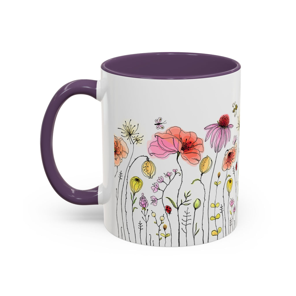 My Kid Made This Wildflower Meadow Accent Coffee Mug – Botanical Floral 11/15oz