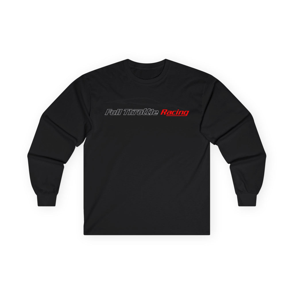 Full Throttle Racing Long Sleeve Tee — FTR Logo Car Racing Shirt