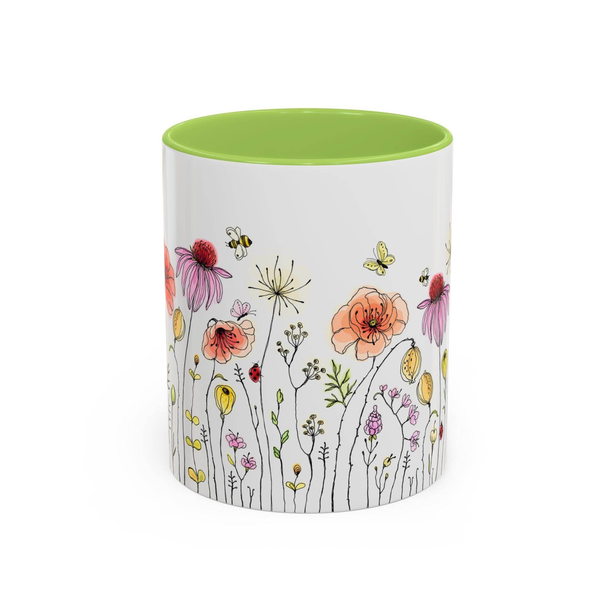 My Kid Made This Wildflower Meadow Accent Coffee Mug – Botanical Floral 11/15oz