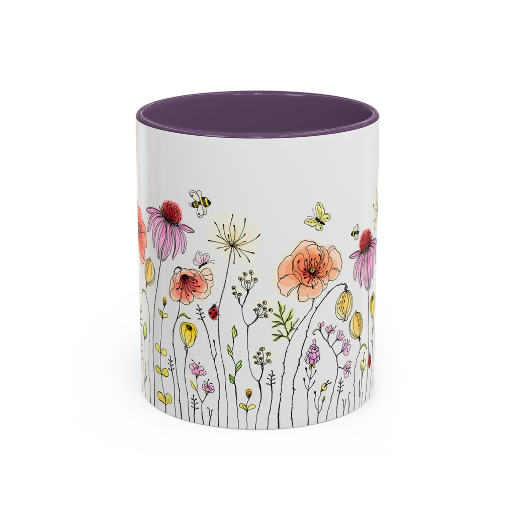 My Kid Made This Wildflower Meadow Accent Coffee Mug – Botanical Floral 11/15oz