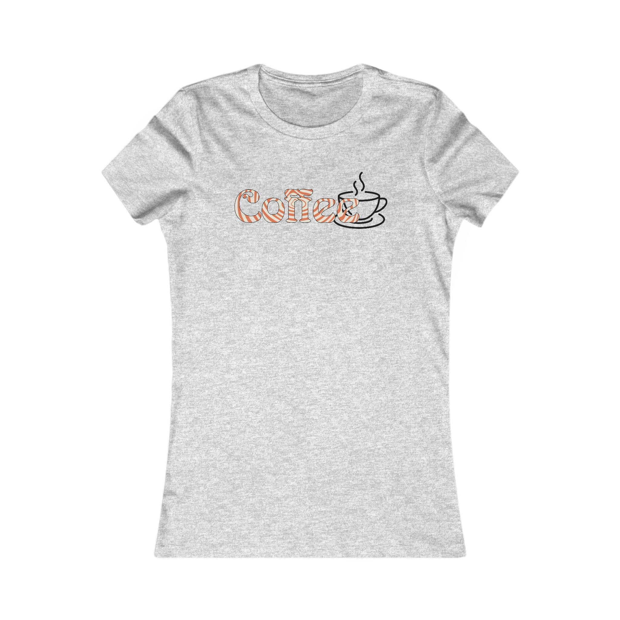 Coffee Lover Women's Tee — 'Coffee' Script with Cup Graphic