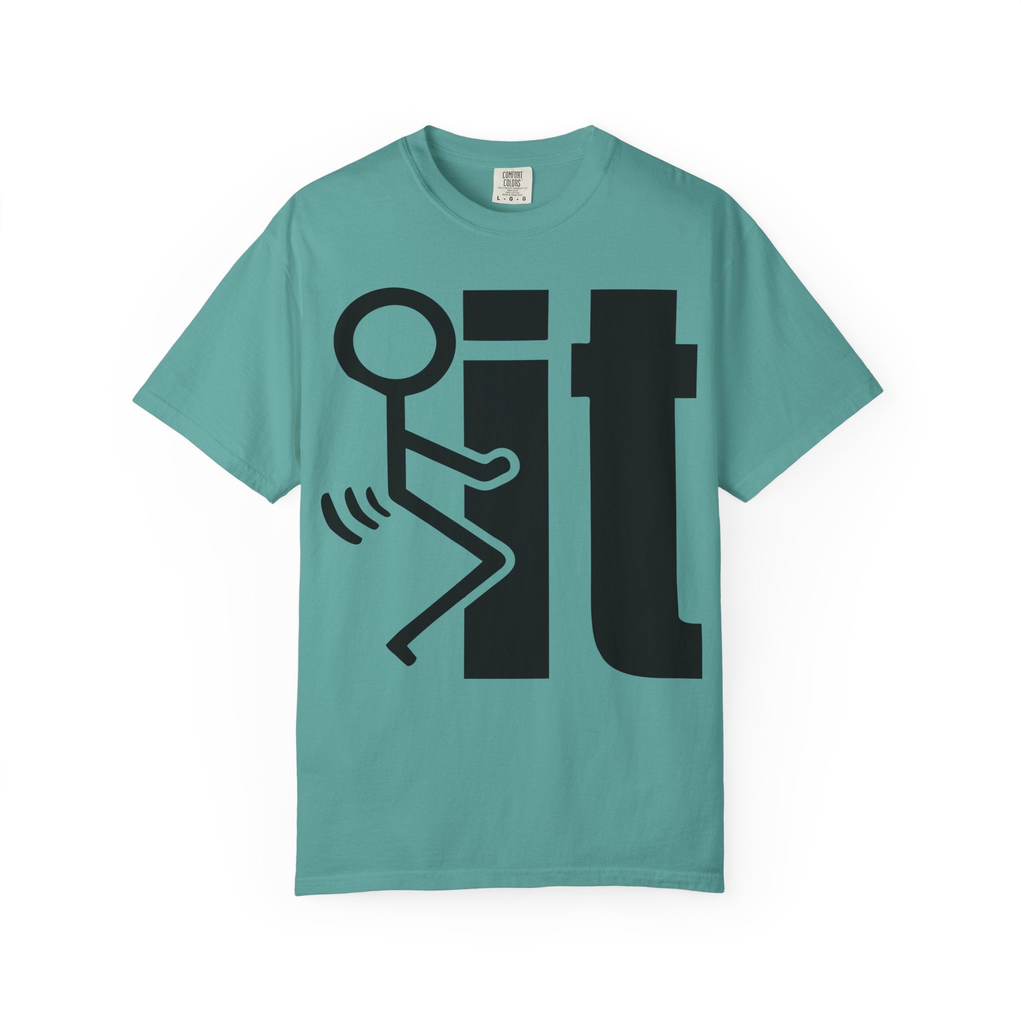Funny 'Fook It' Graphic T-Shirt — Stick Figure Joke Tee