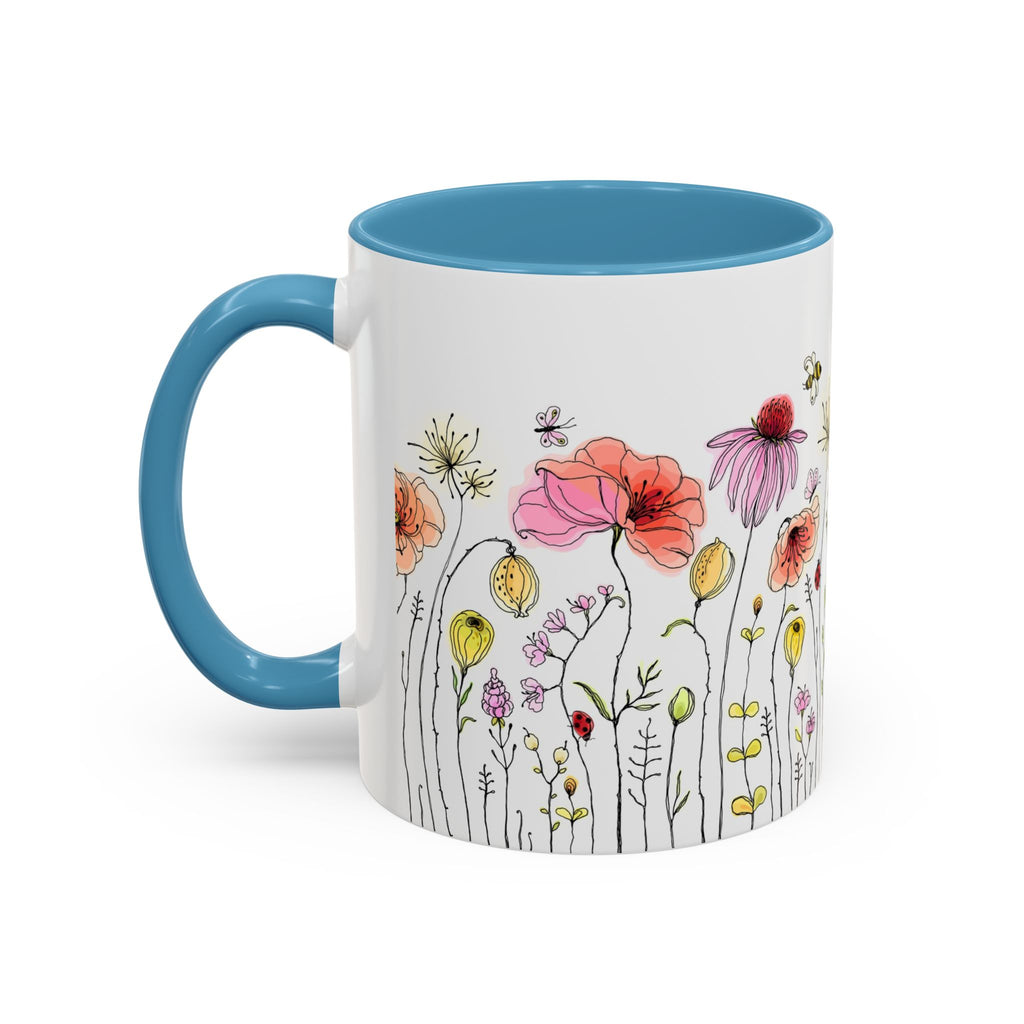 My Kid Made This Wildflower Meadow Accent Coffee Mug – Botanical Floral 11/15oz