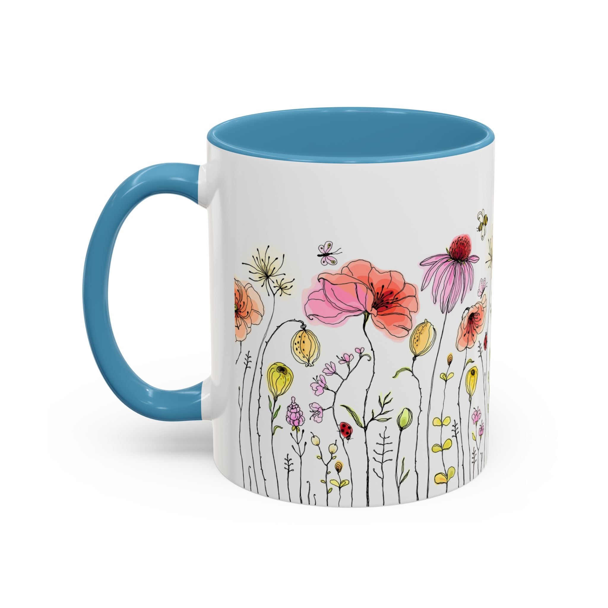My Kid Made This Wildflower Meadow Accent Coffee Mug – Botanical Floral 11/15oz