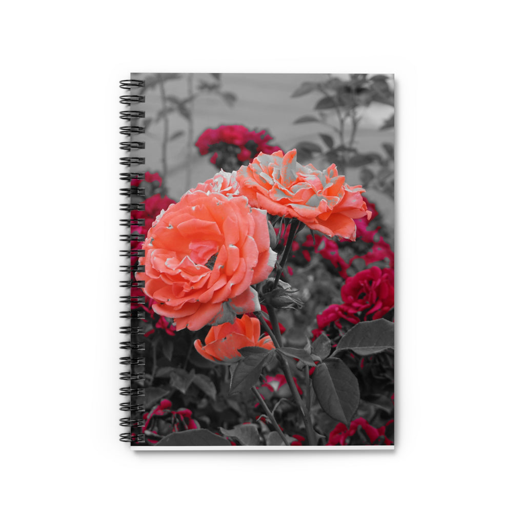Floral Spiral Notebook — Ruled Lined Journal