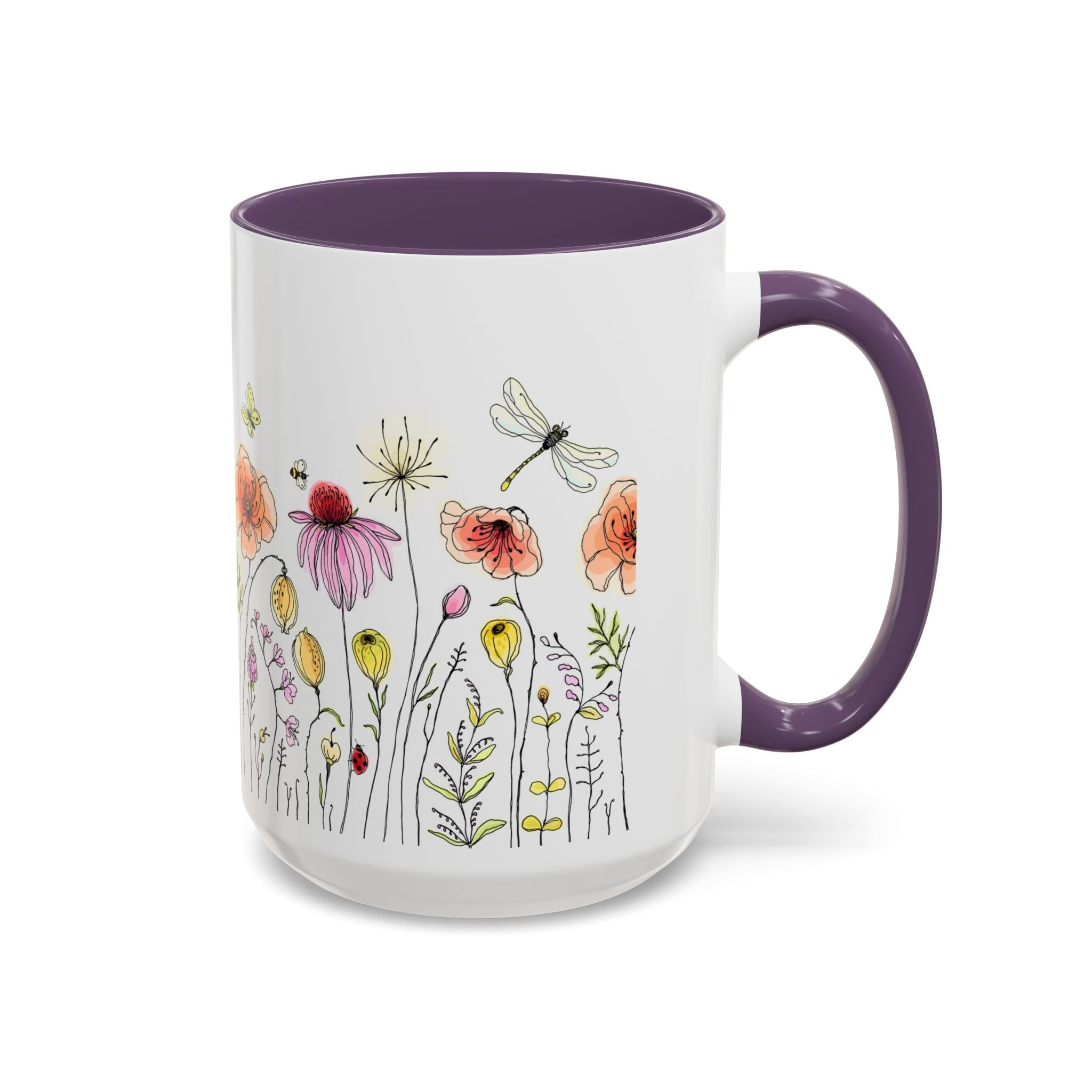 My Kid Made This Wildflower Meadow Accent Coffee Mug – Botanical Floral 11/15oz