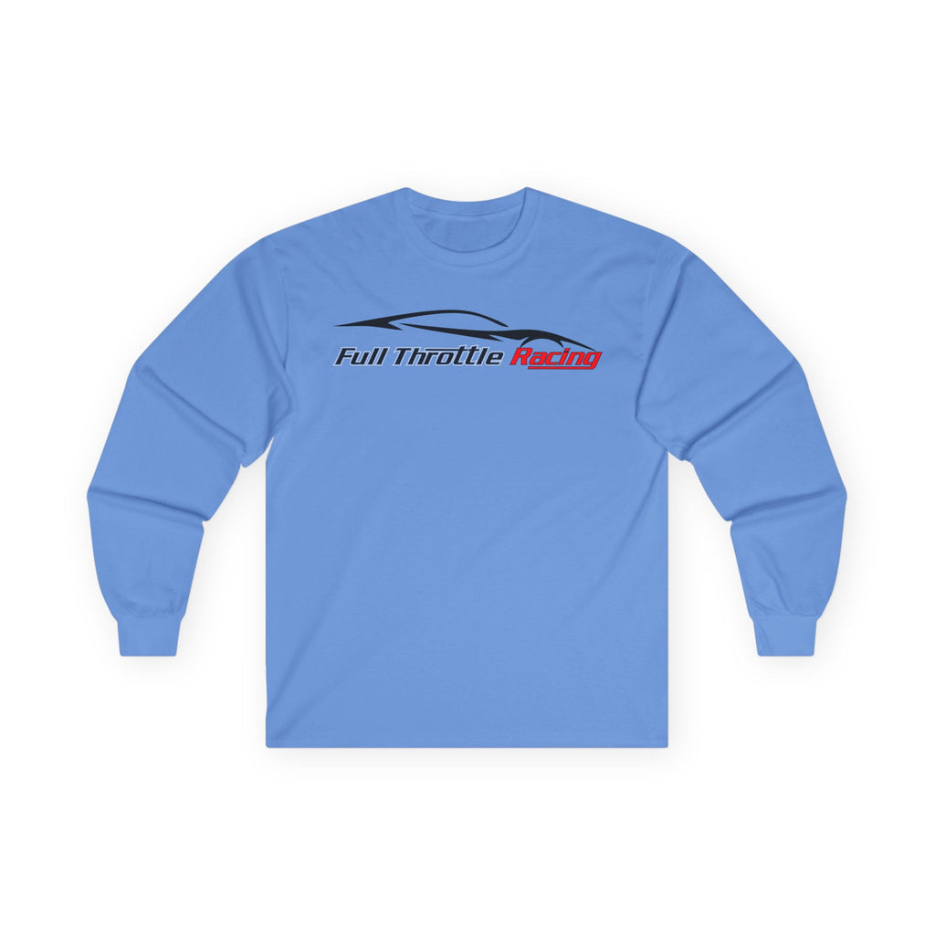 Full Throttle Racing Long Sleeve Tee — FTR Logo Car Racing Shirt