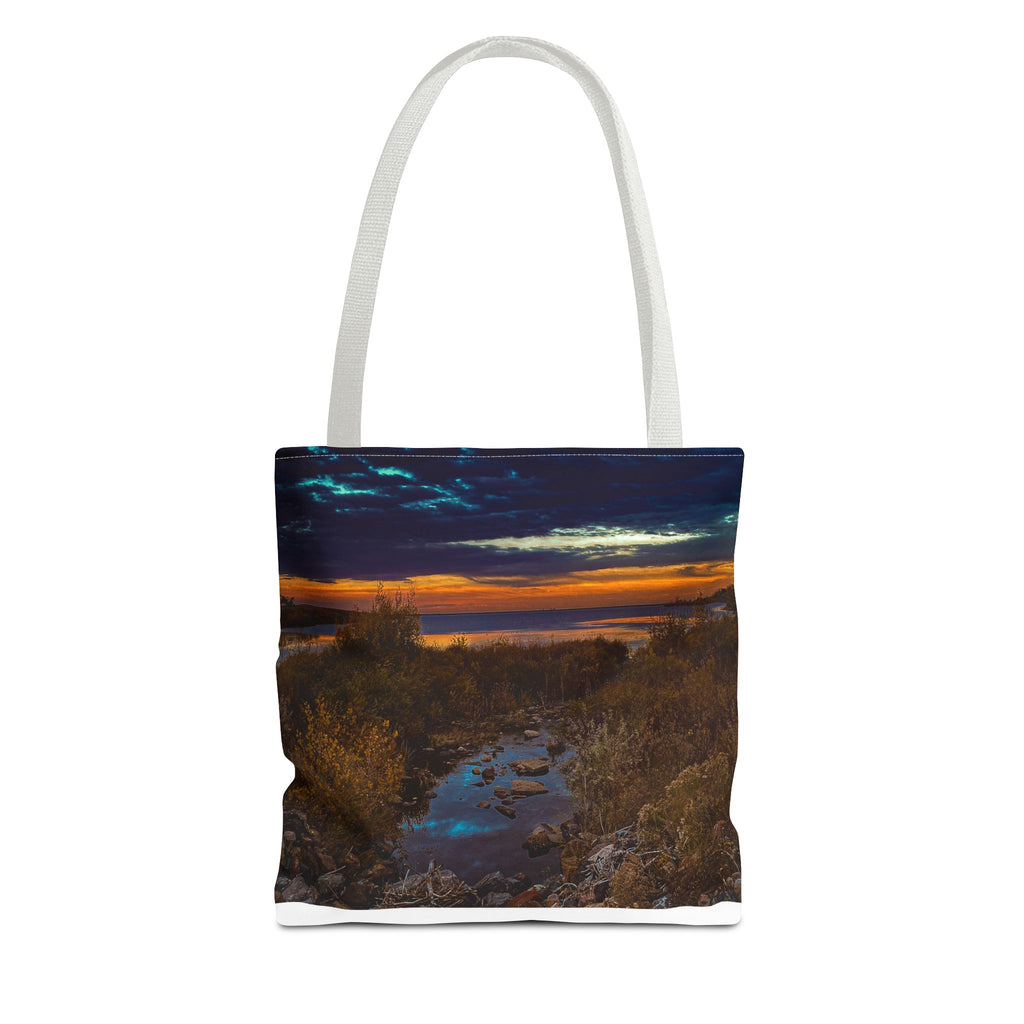 Sunset Coastal Tote Bag — Scenic Beach Landscape Tote